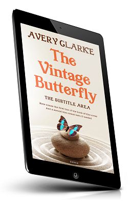 book cover on a tablet view