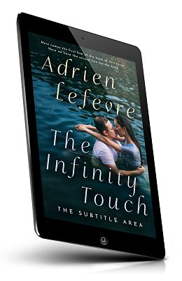 book cover on a tablet view