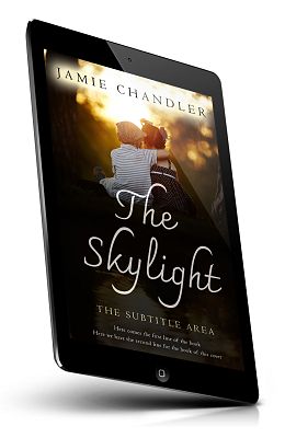 book cover on a tablet view