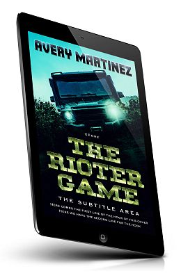 book cover on a tablet view