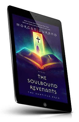 book cover on a tablet view