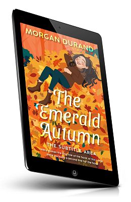 book cover on a tablet view