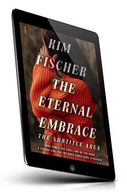 book cover on a tablet view