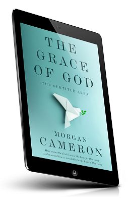 book cover on a tablet view