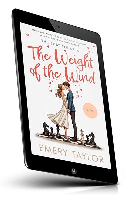 book cover on a tablet view