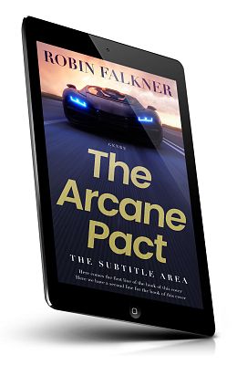 book cover on a tablet view