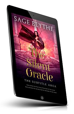 book cover on a tablet view