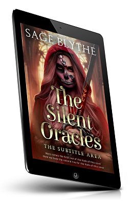 book cover on a tablet view