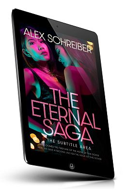 book cover on a tablet view