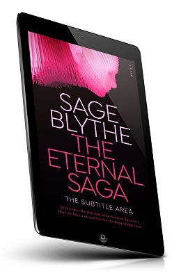 book cover on a tablet view
