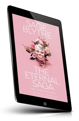 book cover on a tablet view