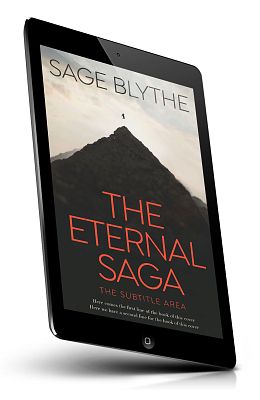 book cover on a tablet view