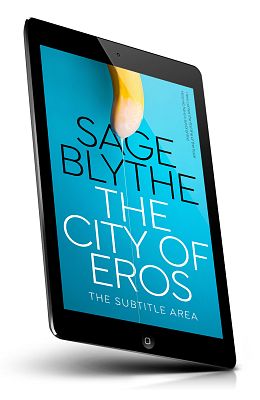 book cover on a tablet view