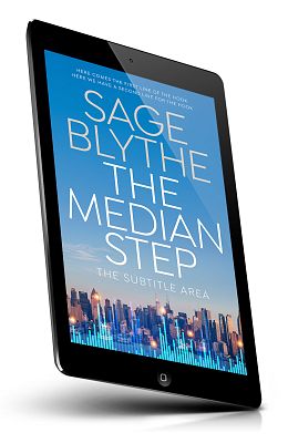 book cover on a tablet view