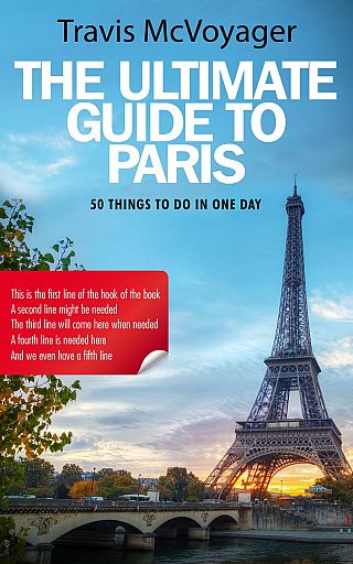 3D mockup of Viking #0091 - Premade Travel Book Cover | BookCoverZone