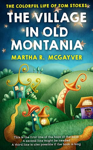3D mockup of Blue Dianne #0197 - Premade Children's Book Cover | BookCoverZone