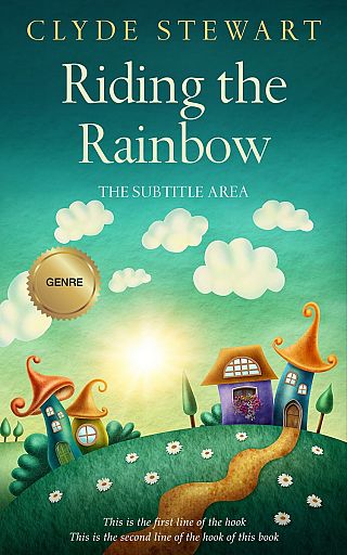 3D mockup of Winter Hazel #0760 - Premade Children's Book Cover | BookCoverZone