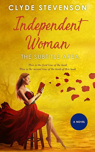 3D mockup of Gold Tips #0868 - Premade Romance Book Cover | BookCoverZone