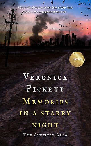 3D mockup of Cocoa Brown #1101 - Premade Apocalyptica Book Cover | BookCoverZone