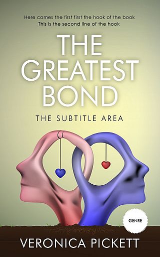 3D mockup of Bison Hide #1212 - Premade Romance Book Cover | BookCoverZone