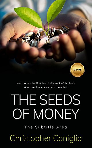 3D mockup of Cod Gray #1320 - Premade Business Book Cover | BookCoverZone