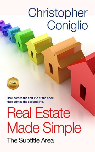 3D mockup of Ecru White #1377 - Premade Business Book Cover | BookCoverZone