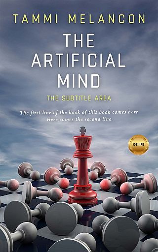 3D mockup of Raven #1520 - Premade Business Book Cover | BookCoverZone