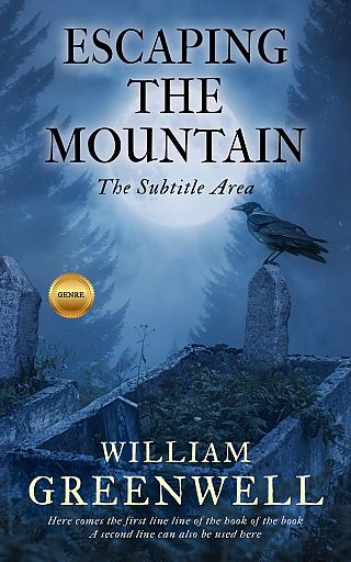 3D mockup of Chambray #1630 - Premade Horror Book Cover | BookCoverZone