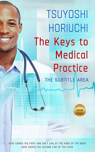 3D mockup of Powder Blue #1663 - Premade Medical Book Cover | BookCoverZone