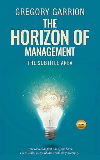 3D mockup of Blue Chill #1751 - Premade Business Book Cover | BookCoverZone