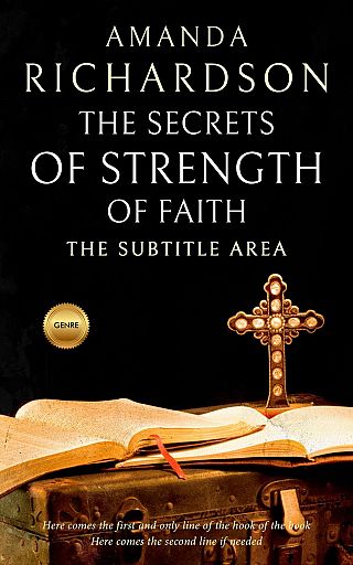 3D mockup of Harvest Gold #1775 - Premade Religion & Spirituality Book Cover | BookCoverZone