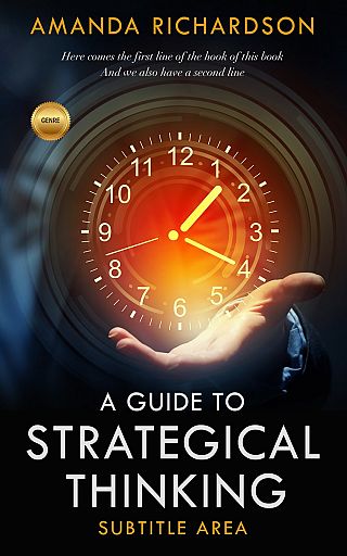 3D mockup of Copperfield #1825 - Premade Business Book Cover | BookCoverZone
