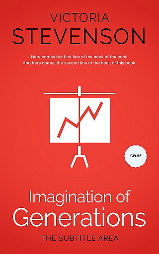 3D mockup of Cinnabar #1914 - Premade Business Book Cover | BookCoverZone