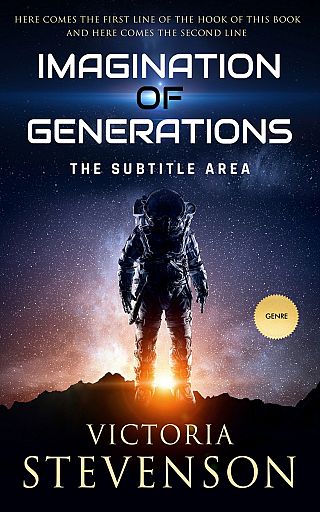 3D mockup of Mirage #1931 - Premade Science Fiction Book Cover | BookCoverZone