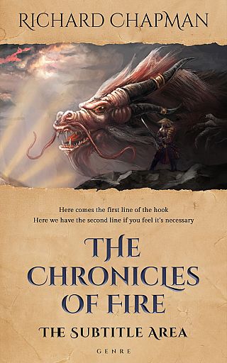 3D mockup of Tan #2053 - Premade Fantasy Book Cover | BookCoverZone