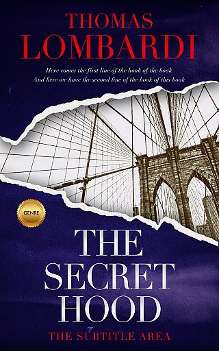 3D mockup of Wafer #2168 - Premade Mystery & Thriller & Suspense Book Cover | BookCoverZone