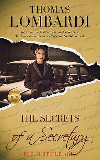 3D mockup of Sundance #2169 - Premade Historical Book Cover | BookCoverZone