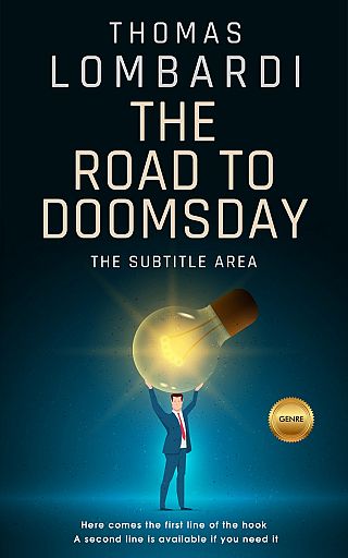 3D mockup of Black Pearl #2220 - Premade Business Book Cover | BookCoverZone