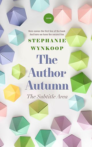3D mockup of Westar #2315 - Premade Abstract Book Cover | BookCoverZone