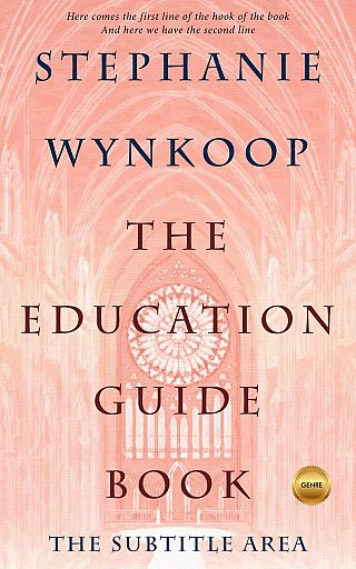 3D mockup of Apricot Peach #2328 - Premade Religion & Spirituality Book Cover | BookCoverZone