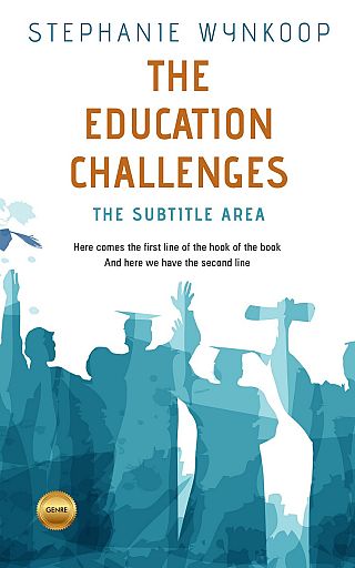 3D mockup of Jelly Bean #2345 - Premade Education Book Cover | BookCoverZone