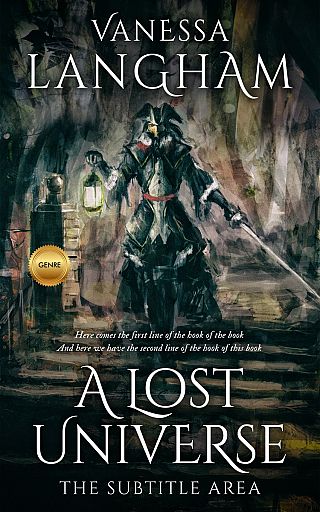 3D mockup of Aztec #2358 - Premade Fantasy Book Cover | BookCoverZone