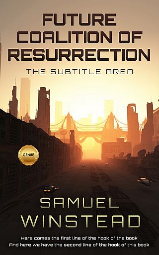 3D mockup of Oil #2373 - Premade Science Fiction Book Cover | BookCoverZone