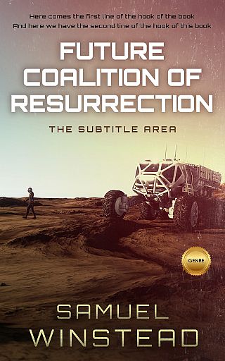 3D mockup of Sandrift #2376 - Premade Science Fiction Book Cover | BookCoverZone