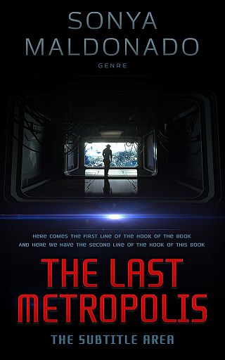 3D mockup of Cinder #2481 - Premade Science Fiction Book Cover | BookCoverZone