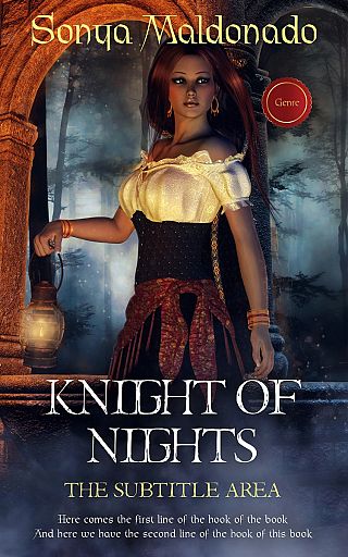 3D mockup of Charade #2510 - Premade Fantasy Book Cover | BookCoverZone