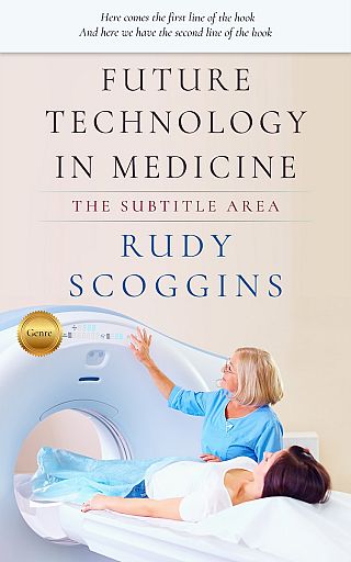 3D mockup of Ebb #2569 - Premade Medical Book Cover | BookCoverZone