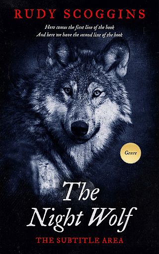 3D mockup of Ebony #2576 - Premade Horror Book Cover | BookCoverZone