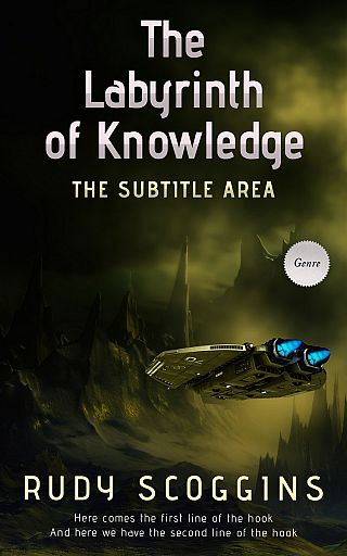 3D mockup of Eternity #2584 - Premade Science Fiction Book Cover | BookCoverZone