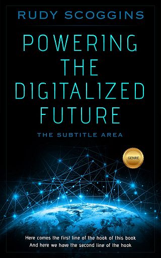 3D mockup of Firefly #2610 - Premade Business Book Cover | BookCoverZone